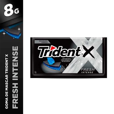XFRESH CHICLETE SEM AÇÚCAR SABOR INTEN TRIDENT 8