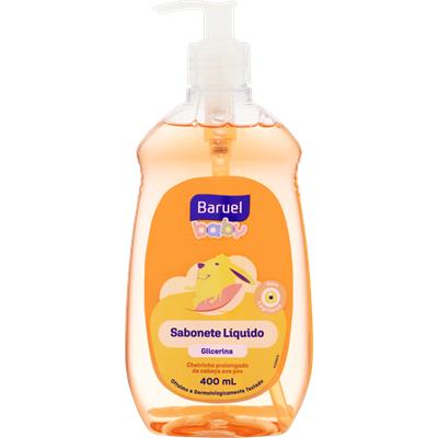 SABONETE LÍQUIDO DE GLICERINA BABY BARUEL 400ML