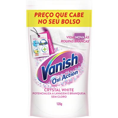 TIRA MANCHAS EM PÓ CRYSTAL WHITE VANISH 120G