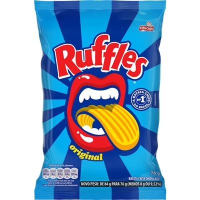 BATATA FRITA CHIPS ONDULADA ORIGINAL RUFFLES 76G