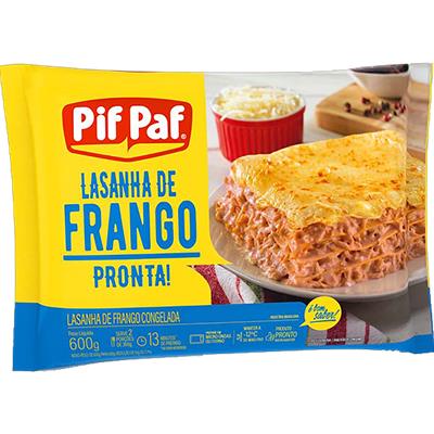 LASANHA DE FRANGO CONGELADA PIF PAF 600G