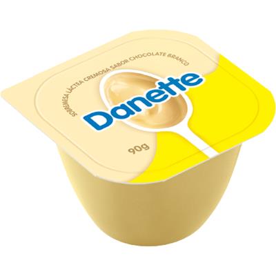 SOBREMESA LÁCTEA DE CHOCOLATE BRANCO DANETTE 90G