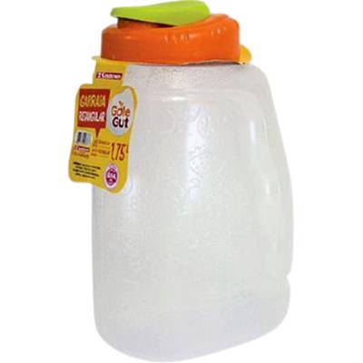 GARRAFA PLÁSTICA RETANGULAR 1,75L SANREMO 1UN