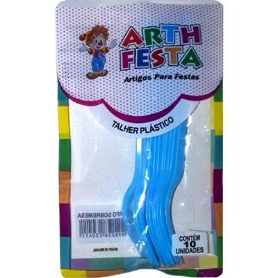 GARFO PLÁSTICO PARA SOBREMESA ARTH FESTA 10UN