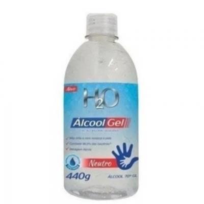 Álcool Gel 70% Antisséptico Higienizante 440g H20