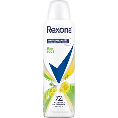 ANTITRANSPIRANTE AEROSSOL ERVA-DOCE REXONA 150ML