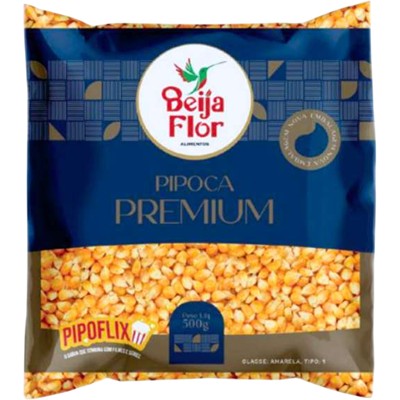 MILHO PARA PIPOCA TIPO 1 PREMIUM BEIJA FLOR 500G