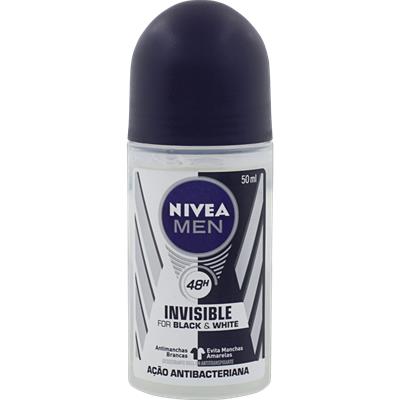 DESODORANTE ROLL ON INVISIBLE 48H NIVEA MEN 50ML