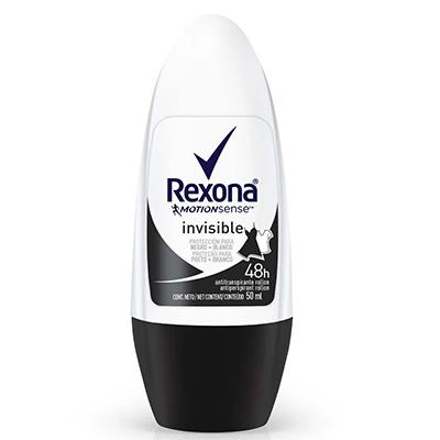 DESODORANTE ROLL ON INVISIBLE REXONA 50ML 