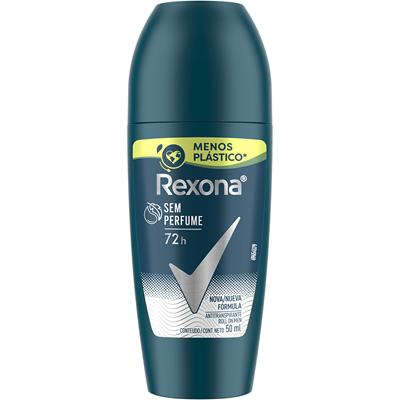 Desodarante Rexona Roll-On Sem Perfume 50 Ml – Brasil Eu Quero!