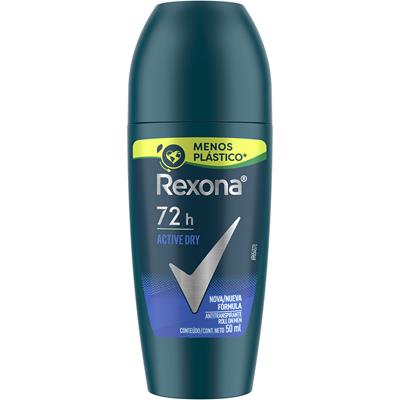 ANTITRANSPIRANTE ROLLON ACTIVE DRY REXONA MEN 50ML