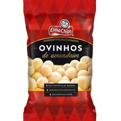 OVINHOS DE AMENDOIM ELMA CHIPS 65G
