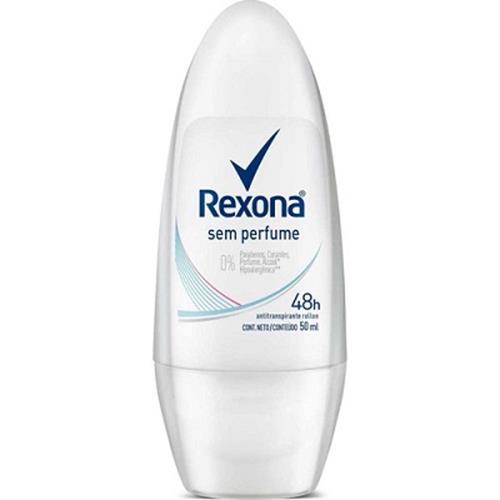 DESODORANTE ROLL ON REXONA WOMEN SEM PERFUME 50ML