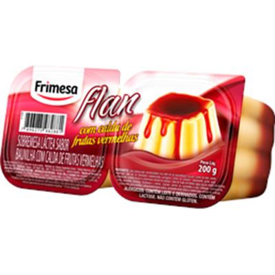SOBREMESA COM CALDA FRUTAS VERMELHAS FRIMESA 200G