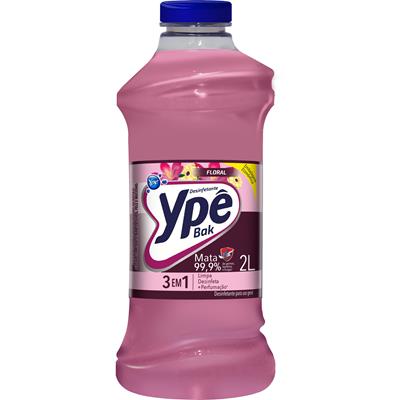 DESINFETANTE USO GERAL FLORAL BAK YPÊ 2L