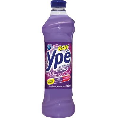 DESINFETANTE MULTIUSO LAVANDA BAK YPÊ 500ML