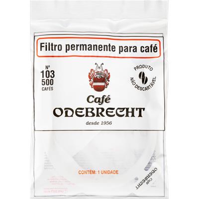 FILTRO DE CAFÉ PERMANENTE N°103 CAFÉ ODEBRECHT 1UN