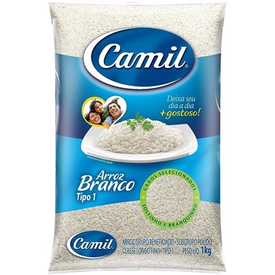 ARROZ BRANCO TIPO 1 CAMIL 1KG
