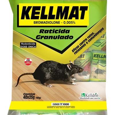 RATICIDA GRANULADO KELLMAT 1KG