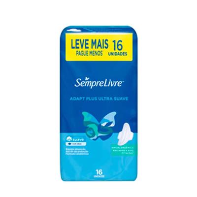 ABSORVENTE ADAPT PLUS COBERTUR SEMPRE LIVRE 16UN