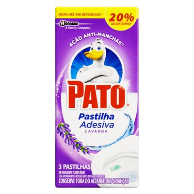 DETERGENTE SANITÁRIO DE PASTILHA ADESIVA PATO 3 UN