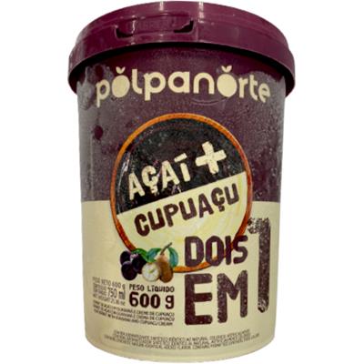 AÇAÍ COM CUPUAÇU 2 EM 1 POLPA NORTE 600G