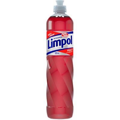 DETERGENTE LÍQUIDO MAÇÃ LIMPOL 500ML