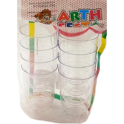 TACINHA DE PLÁSTICO CRISTAL ARTH FESTA 8UN