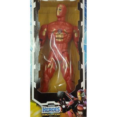 BRINQUEDO BONECO HOMEM FERRO SUPER HEROES 1UN