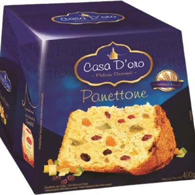 PANETTONE COM FRUTAS CASA D'OURO 400G