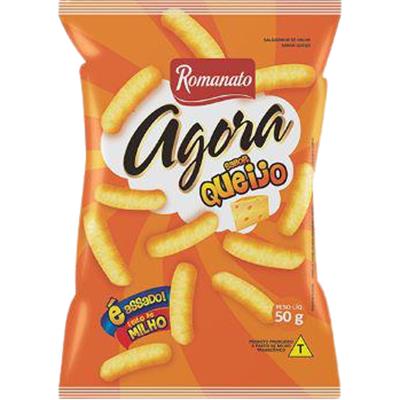 SALGADINHO SABOR QUEIJO AGORA ROMANATO 50G