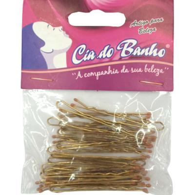 GRAMPO DOURADO PARA CABELO N° 5 CIA DO BANHO 30UN