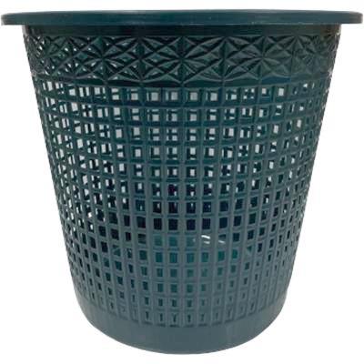 CESTO TELADO EM PLÁSTICO PRETO 10L ARQPLAST 1UN
