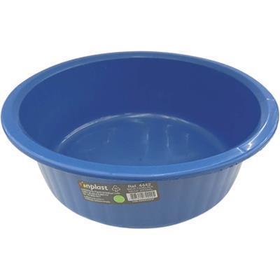 BACIA CANELADA COR AZUL 2L INPLAST 1UN
