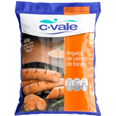 LINGUIÇA DE CARNE DE FRANGO C.VALE 800G