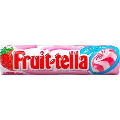 BALA DE CARAMELO SABOR MORANGO FRUIT-TELLA 41G