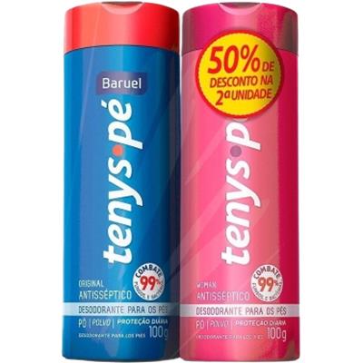 TALCO ORIGINAL + WOMAN TENYS PÉ BARUEL 100G 2UN