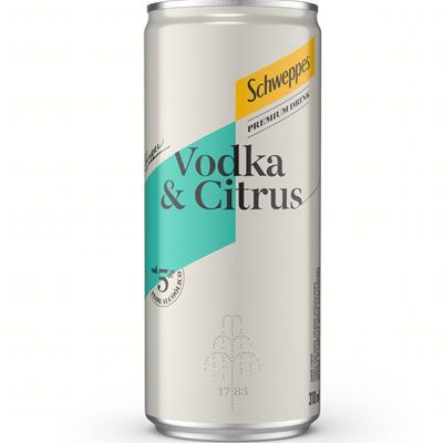 BEBIDA MISTA VODKA E CITRUS SCHWEPPES 310ML