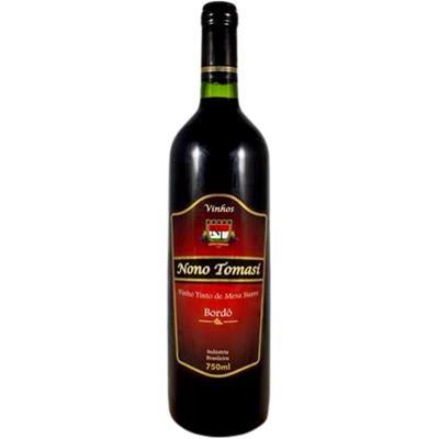 VINHO TINTO DE MESA SUAVE BORDÔ NONO TOMASI 750ML