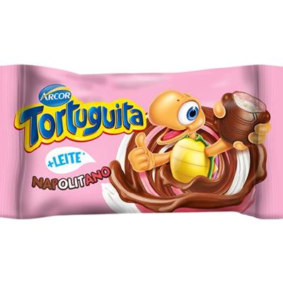 CHOCOLATE RECHEADO NAPOLITANO TORTUGUITA 15,5G