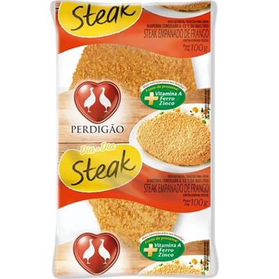 STEAK DE FRANGO EMPANADO PERDIGÃO 100G