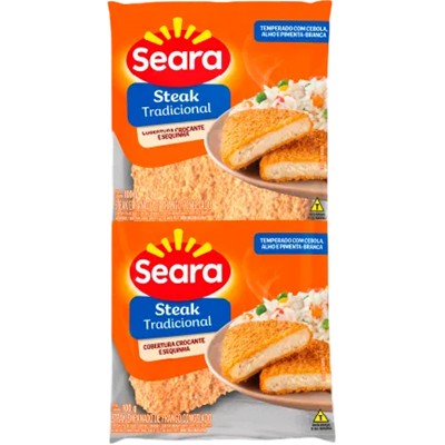 EMPANADO STEAK SABOR TRADICIONAL FRANGO SEARA 100G