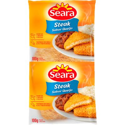 EMPANADO STEAK SABOR QUEIJO SEARA 100G