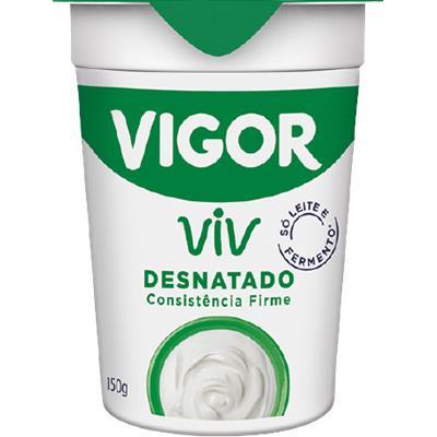 IOGURTE DESNATADO CONSISTÊNCIA FIRME VIGOR 150G
