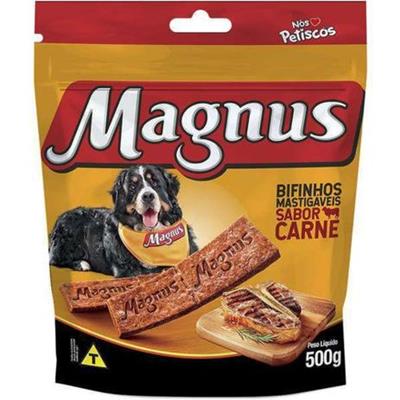 BIFINHOS MASTIGÁVEIS SABOR CARNE MAGNUS 500G