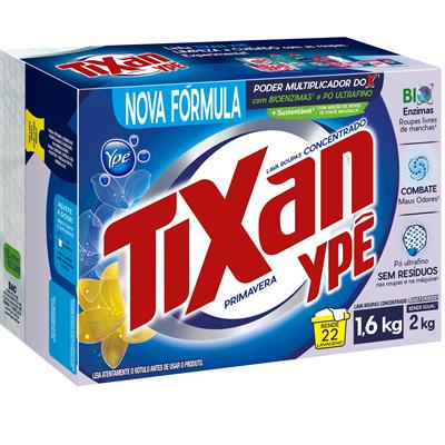 LAVA ROUPAS EM PÓ PRIMAVERA TIXAN YPÊ 1,6KG