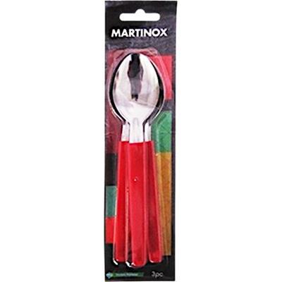 COLHER DE MESA VERMELHA PRIMAVERA MARTINAZZO 3UN