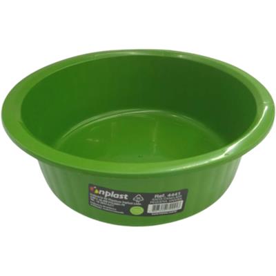 BACIA CANELADA COR VERDE INPLAST 1L