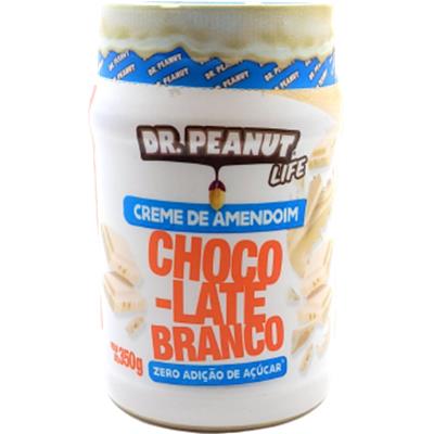 CREME DE AMENDOIM CHOCO BRANCO DR. PEANUT 350G - BOM DIA GAZOLLA