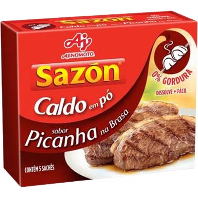 CALDO EM PÓ SABOR PICANHA NA BRASA SAZÓN 32,5G
